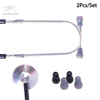 [hatheaven] 2 × Nút tai silicon mềm thay thế Tai nghe cho ống nghe Littmann Đẹp
