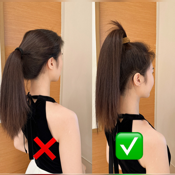 Hộp 6 dây cột tóc len co giãn phong cách Hàn Quốc