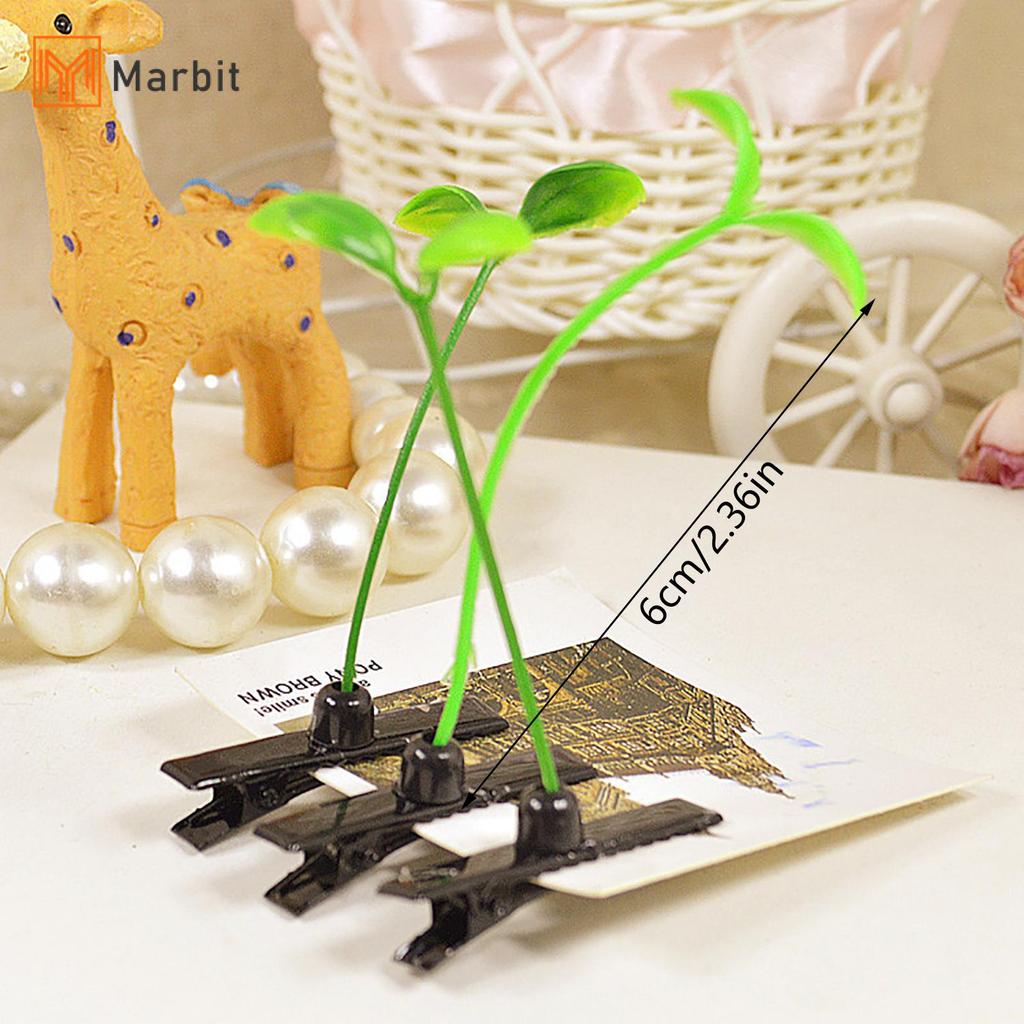 [Mar-T] 4 Kẹp Cỏ Vui Nhộn Unisex Thời Trang Nấm Hoa Đáng Yêu