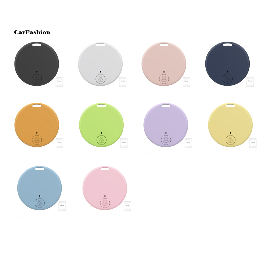 < CarFashion > Thiết bị theo dõi chống mất tương thích Bluetooth Thiết bị chống mất thông minh Bluetooth tròn Gps Tracker Ví chìa khóa chống nước Hành lý Tìm thú cưng Định vị cho khu vực Đông Nam