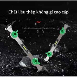 【COD】Thước cân sen vòi cao cấp inox 3mm chuyên dụng lắp đặt nóng lạnh, kèm bịt ren, cân bằng tuyệt đối dễ dàng.