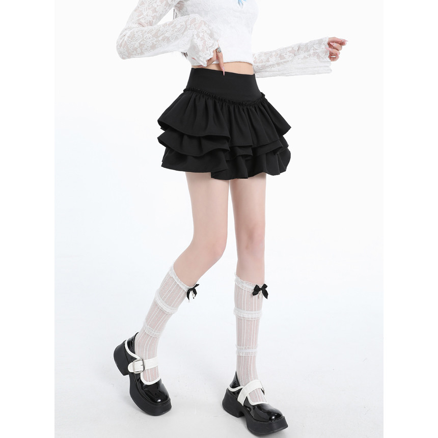 SUXI Váy mini hình chữ A kiểu dáng ballet dành cho nữ 260311
