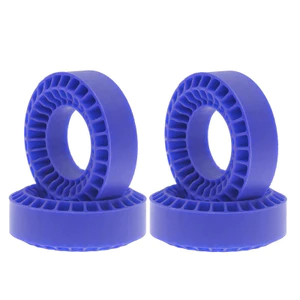 4 Bánh Xe 1.0 "Lốp Cao Su Silicon Chèn Bọt 55x20mm Cho 1 / 18 1 / 24 RC Xe Bánh Xích TRX4M SCX24 FCX24 AX24 Bộ Phận Nâng Cấp