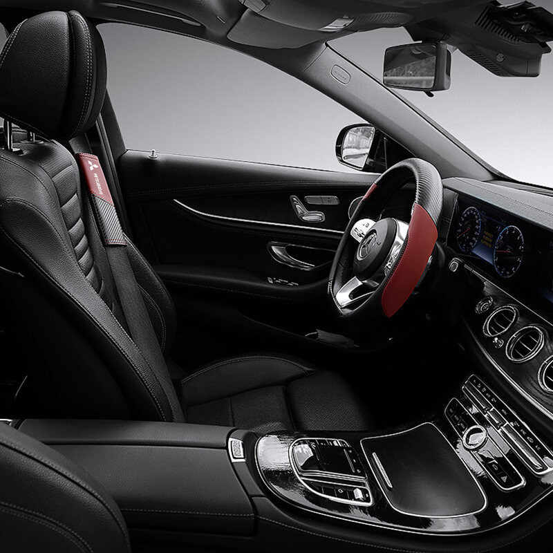 2 Chiếc Mitsubishi Đa Năng Ghế Ô Tô Dây An Toàn Có Dây Da Miếng Lót Vai Ô Tô Dây An Toàn Bảo Vệ Vai Cho Mitsubishi Xpander Triton Lancer Outlander Asx Mirage Attrage