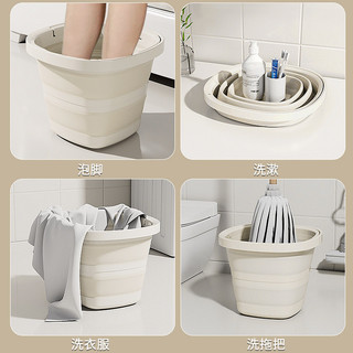 Xô Gấp Dày Ngoài Trời Di Động Gấp Xô Di Động Tưới Nước Rửa Xe Xô Sinh Viên Ký Túc Xá Hộ Gia Đình Xô Nhỏ