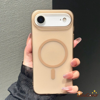 Ốp từ tính siêu mỏng Ice Mist cho iPhone 14 13 12 11 Pro Max 14 Plus Vỏ nhẹ Màu kẹo dễ thương Doanh nghiệp đơn giản Mờ chống mồ hôi Vỏ cứng PC chống sốc