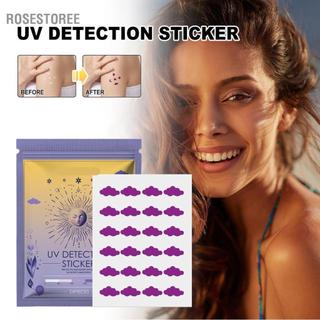 Rosestoree Face Sunscreen Sticker Bản vá phát hiện bảo vệ ngoài trời mùa hè Nhắc nhở nộp đơn xin lại