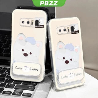 Ốp Lưng Cho SAMSUNG note 8 Vỏ Điện Thoại Vỏ Mềm Silicon Chống Sốc Trong Suốt Thiết Kế Mới Thẩm Mỹ Chó Dễ Thương Có Giá Đỡ Cho Gương TKXGDQZJ01