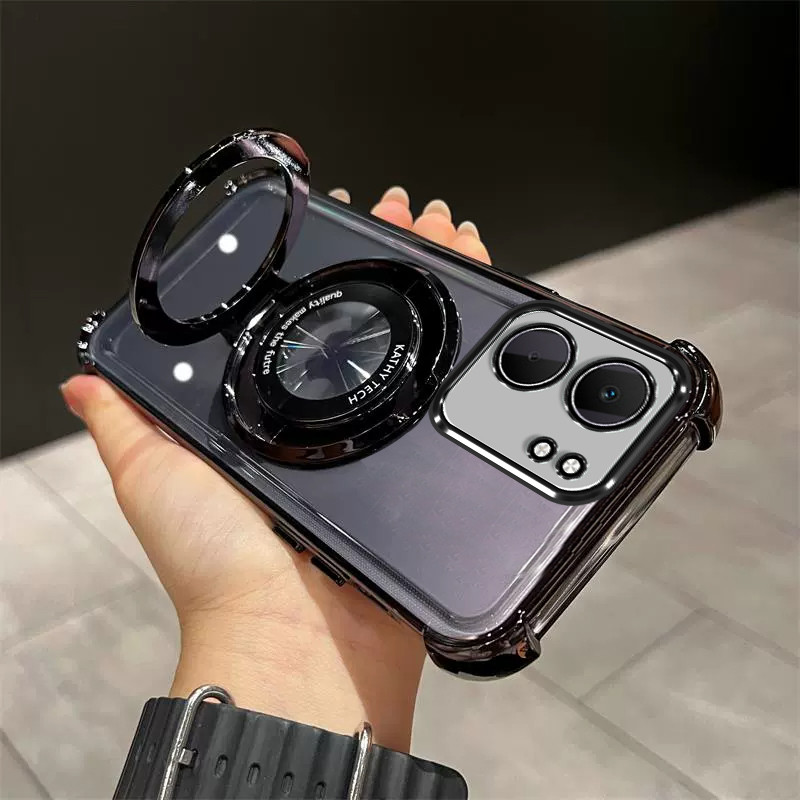 Ốp Lưng Cho Oppo A6 Pro 5G / A6T / A6X / A5X 5G Giá Đỡ Điện Thoại tpu Chống Sốc Có Chức Năng Chống Trơn Trượt Vỏ Điện Thoại Di Động SJZJ