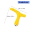 SUIT 5 Chiếc Giày Chạy Bộ Chuyên Nghiệp Cleat Tẩy Dụng Cụ Nhựa Cleat Extractor Kích Thước Di Động 7x6 5cm Cho Giày Thể Thao
