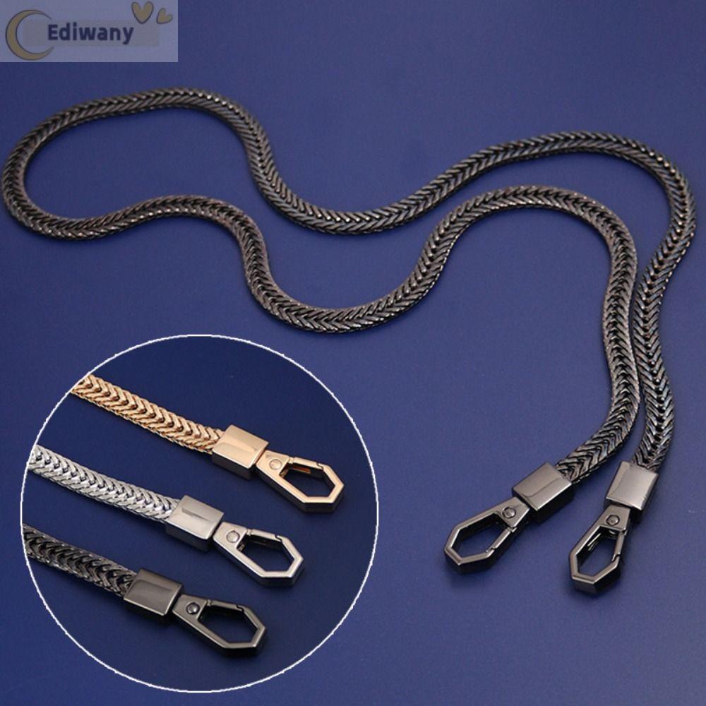 Dây chuyền túi kim loại EDIWANY, Dây đeo túi đeo vai có thể điều chỉnh thay thế, Dây chuyền tay cầm túi xách 100 / 120cm