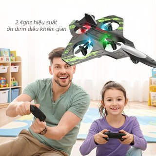 Máy bay điều khiển từ xa – EPP chống rơi, 4 động cơ – Dễ điều khiển, bay ổn định – Pin sạc, tay cầm –Đồ chơi cho bé trai