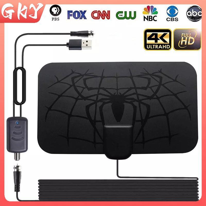 Ăng-ten HDTV GKY 1500 Miles Ăng-ten kỹ thuật số trong nhà DVB-T2 Kênh địa phương 4K GKY