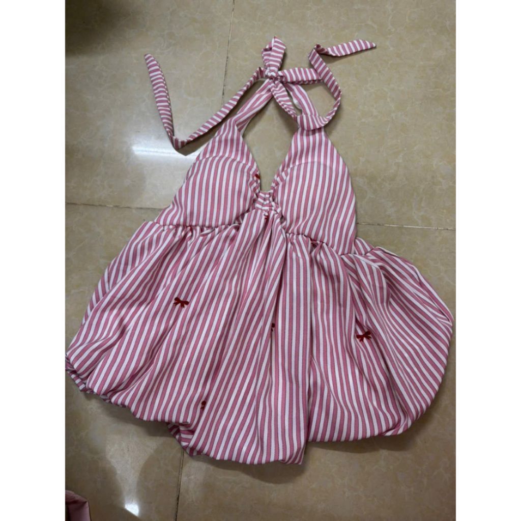 Áo yếm nữ bí ngô lưng bo thun( có mút) - Sam Botique N33