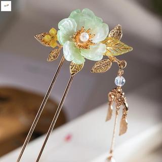Hoa Ngọc Trai Kẹp Tóc Trung Quốc - Phù Hợp Hanfu và Quà Tặng Bạn Gái