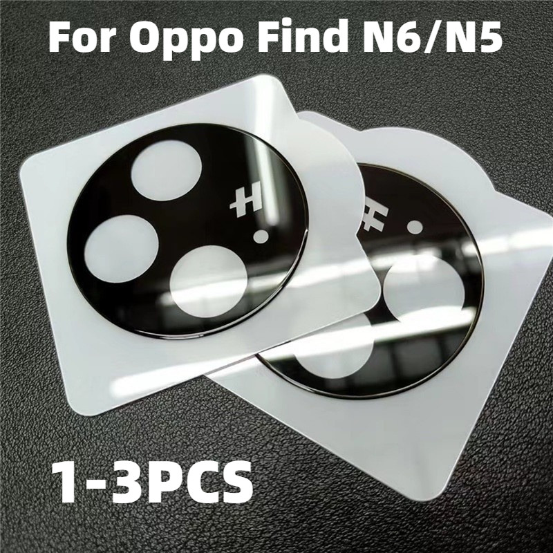 Ốp lưng kính cường lực chống vân tay cho Oppo Find N6/N5, bảo vệ ống kính máy ảnh