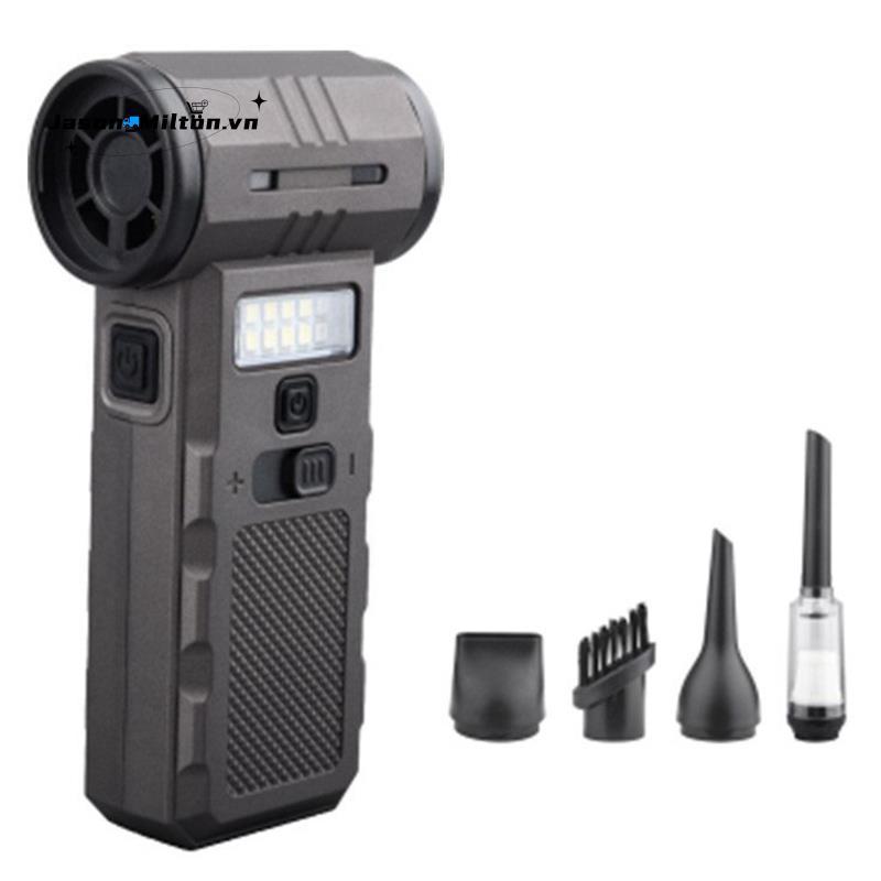 Mạnh mẽ 130000 RPM Quạt bạo lực Máy thổi bụi mạnh Quạt Mini có thể sạc lại Quạt Turbo Máy thổi mạnh mẽ cho bàn phím máy tính ô tô