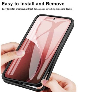 Dành Cho Redmi Note 15 Pro Pro + Plus Note 14 4G 5G 360 Ốp Điện Thoại Plus Flip Cover 360° Ốp lưng bảo vệ chống sốc bằng silicon mềm hai mặt