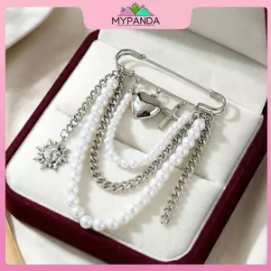 MYPANDA - Trái Tim Thổ Cẩm Hoa Hướng Dương, Phụ Kiện Thời Trang Cho Nữ Đi Tiệc