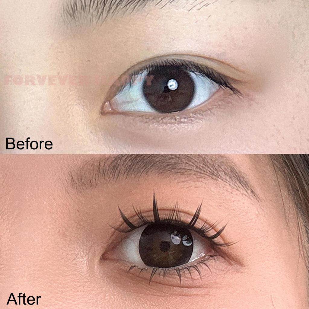 Lông mi giả màu đen Anime 11-13mm - Hình dạng cong tự nhiên cho Cosplay ngày đêm