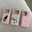 Anime Dễ Thương Happy Miffy Thỏ Da Ốp Lưng Điện Thoại iPhone 17 16 15 14 13 12 11 Pro Max X Xr Xs Max 7 8 Plus