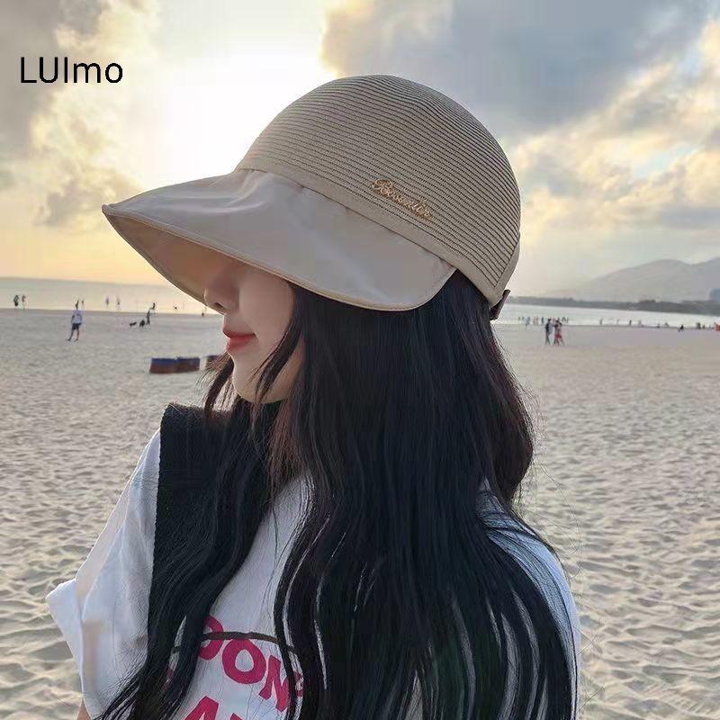 LUImo - Mũ Bèo Bâu Nữ Chống Tia UV, Có Thể Gập Lại, Phù Hợp Cho Mùa Hè Và Hoạt Động Ngoài Trời