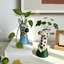 Bình nghệ thuật DONOVANQQ, Bình động vật sắp xếp hoa Vinyl, Sáng tạo trẻ trung Trang trí hiện đại Bình hươu cao cổ trang trí phòng khách