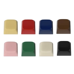 Exhila Kích thước tiêu chuẩn XDA Keycaps Jade Like PC Keycaps để làm sạch và sử dụng lâu dài