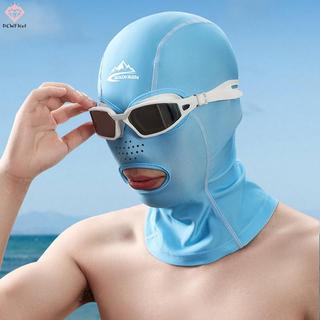 [PCW-T] Mặt nạ bơi Facekini Mũ bơi Bảo vệ mặt UV cho nam và nữ