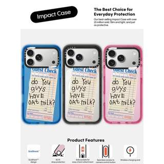 CASECASE X các bạn có hộp đựng sữa yến mạch Đen / Xanh da trời / Hồng Bộ sưu tập kẹo Fizz Màu sắc trong suốt cứng từ tính Vỏ tác động cho Apple IPhone 13 14 15 16 17Pro Max Plus