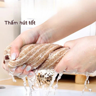 Combo 10 Khăn Lau Bếp MAISON Thấm Hút Nước Nhanh, Mềm Mịn, Dùng Lau Bàn, Lau Bếp & Rửa Chén