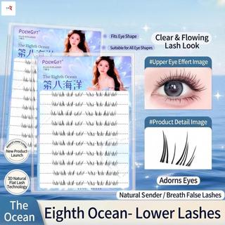 Nhìn tự nhiên Lông mi giả dưới cho nữ Sử dụng hàng ngày Chất liệu sợi mềm nhẹ