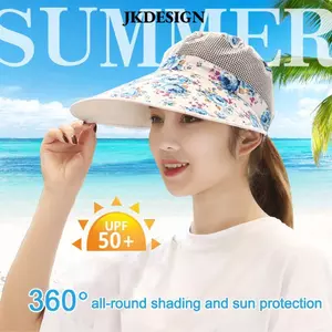 Mũ Che NắngJKDESIGN Vành Rộng Phong Cách Hàn Quốc, Chống Tia Cực Tím, Điều Chỉnh Kích Thước, Phù Hợp Đi Biển Mùa Hè
