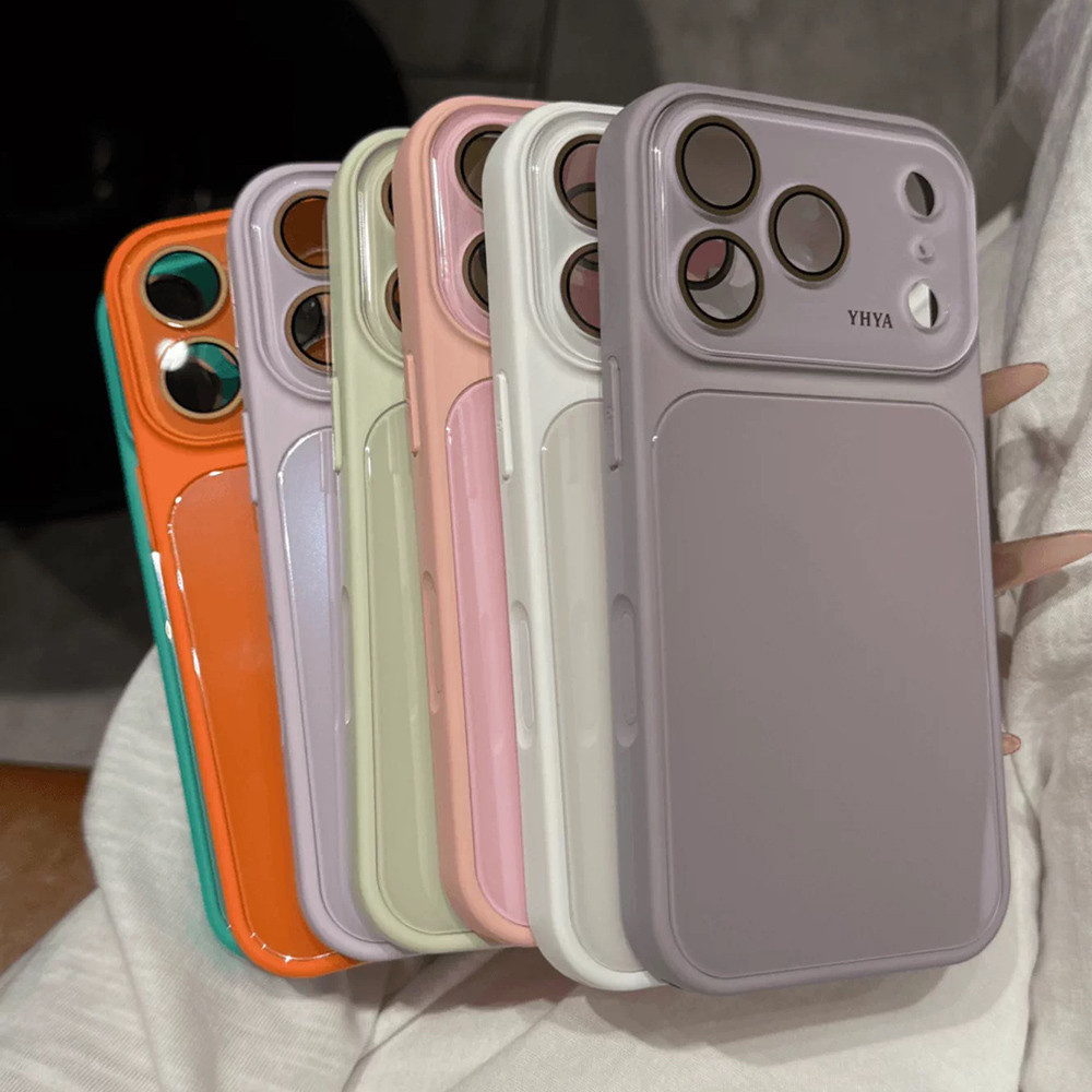 Ốp điện thoại Acrylic thủy tinh 17 Series tức thì cho iPhone 17 Pro Max 16 15 14 13 12 Vỏ bảo vệ chống sốc