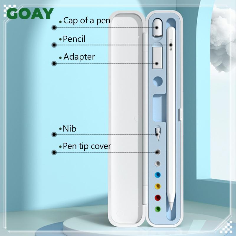 GOAY Di Động Cho Bút Chì 2 1 Hộp Bảo Quản Túi Đựng Bút Stylus Cover Cho IPad Pencil 1st 2nd Gen Nhựa Trường Hợp VN