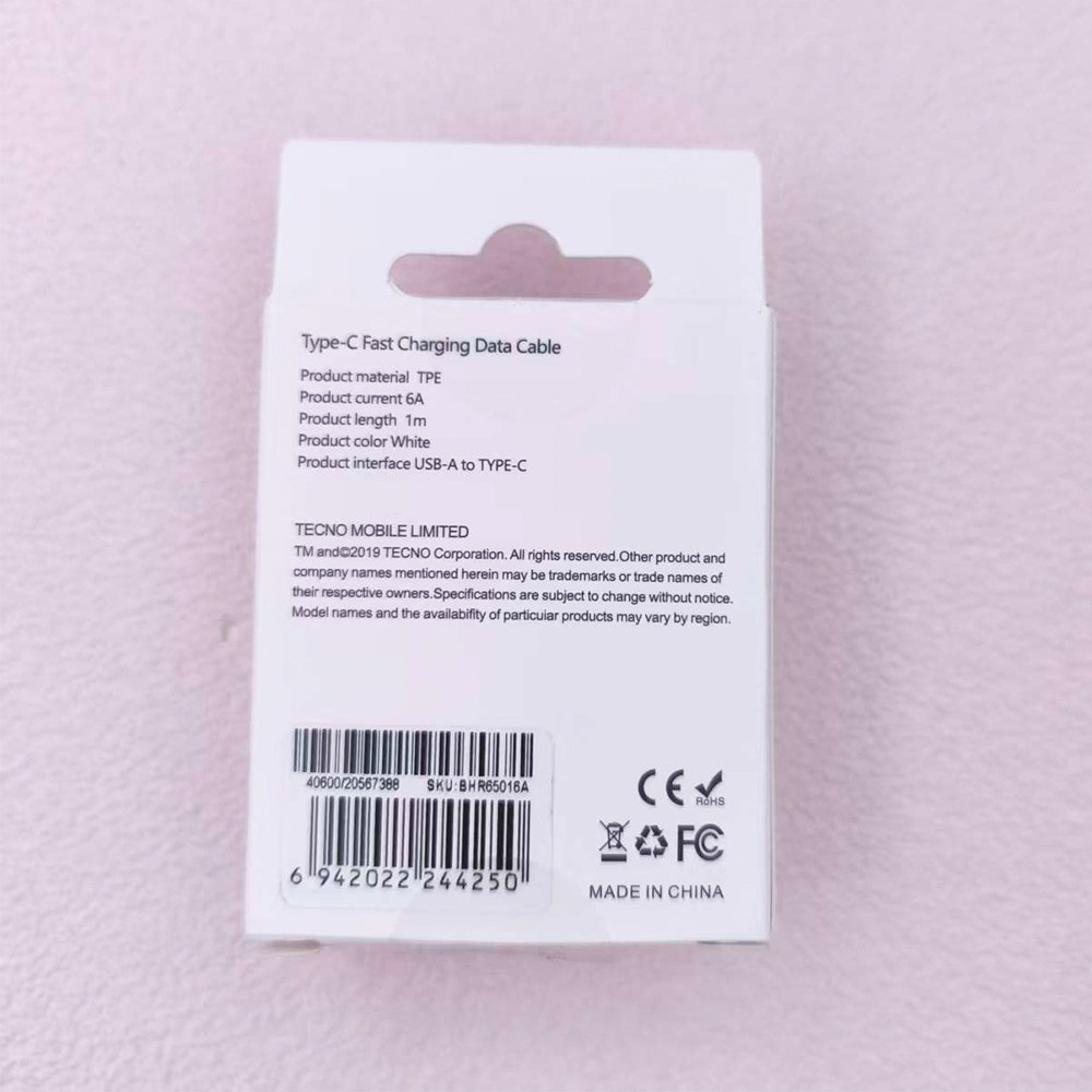 Cáp sạc nhanh 70W 65W 55W 100CM 6A Type-C cho Tecno Pova 4 5 6 Pro 5G Camon 20 30 Ultra Spark 10 20 Pro Phantom V Fold 2