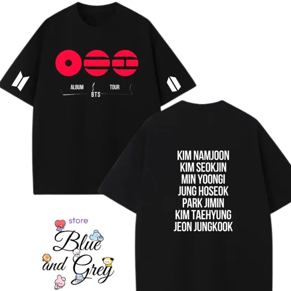 YB1 BTS LÀ TRỞ LẠI KPOP người hâm mộ quà tặng Áo thun ngắn tay áo thun 110cm-6XL BY1