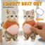 Nhãn dán NORDICLLIFE, Nhãn dán bụng chó Chubby Shiba Inu Shiba Inu, Trang trí điện thoại dính dễ thương cho bữa tiệc sinh nhật trẻ em