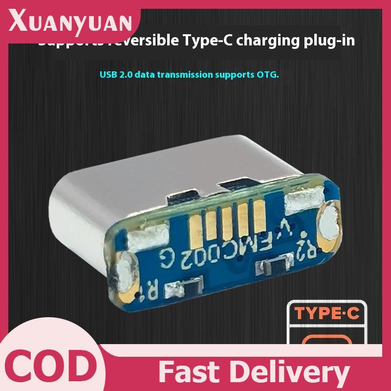 XUAN 2 Cổng Sạc Cho PCB Hàn DIY Sửa Chữa Adapter USB Kết Nối Loại C Nữ Jack 5Pin SMD SMT Type-C Ổ Cắm VN
