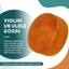 25G Erhu Rosin Violin Rosin Trong Suốt Màu Vàng Rosin Handmade Tròn Cho Violin Viola Cello Dây Nơ