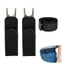 VIC Móc kim loại chức năng Dây thắt lưng co giãn Unisex Buckle-Less Co giãn Dây thắt lưng vô hình Đóng cửa cho công việc ngoài trời Dail