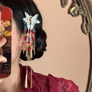 Miếng kẹp tóc tua bướm cao cấp - Phụ kiện tóc sang trọng