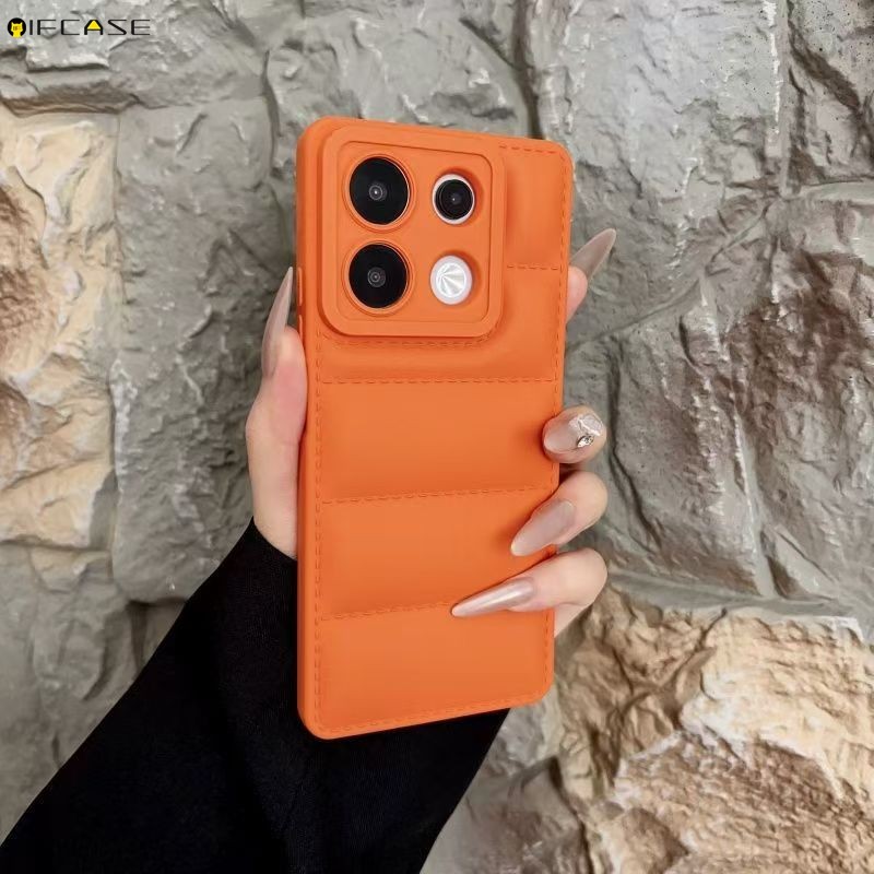 Dành Cho Samsung Galaxy S25 S24 S23 S22 Plus Ultra FE S25 + S24 + S23 + S22 + S21 + Ốp Điện Thoại 3D Stereo Down Jacket Thiết Kế Nhiều Màu Sắc Kẹo Chắc Chắn Dễ Thương Sáng Tạo Vỏ Mềm