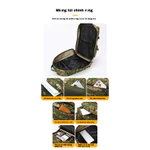 🏕️ Ba Lô Chiến Thuật Màu Dịp 50L Vải Oxford | Kháng Mài Chống Thấm, Nhiều Ngăn Chia Lưu, Dùng 3 Dạng (Đôi Vai/Đơn Vai/Chịu Tay), Dành Cho Leo Núi, Cắm Trại & Lênh Lạc — ảnh 6