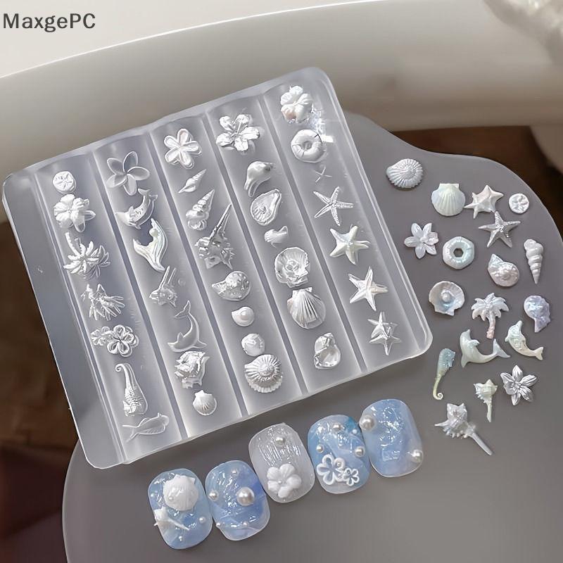 Cá tuyết 3D Silicone Nail Art Flower Thiết kế khuôn mẫu cho DIY móng tay và đồ trang sức thủ công mỹ nghệ