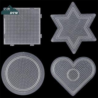 DTW 5 Loại Lựa Chọn 2.6 Mm Perler Hạt Mẫu Pegboard Cho Hama Hạt Công Cụ DIY Giáo Dục Xếp Hình Beadbond Thể Thao