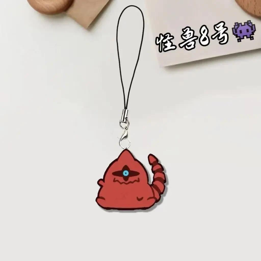 kaiju no 8 keychain Pendant Keychains Charms Holder Car Key Chain Key Ring Mobile Phone Bag Hanging Jewelry Gifts