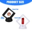 KIKIN 30 Miếng Vòng Cổ Và Bông Tai Hộp Đựng Nắp Trong Suốt Chắc Chắn PU Acrylic Xây Dựng
