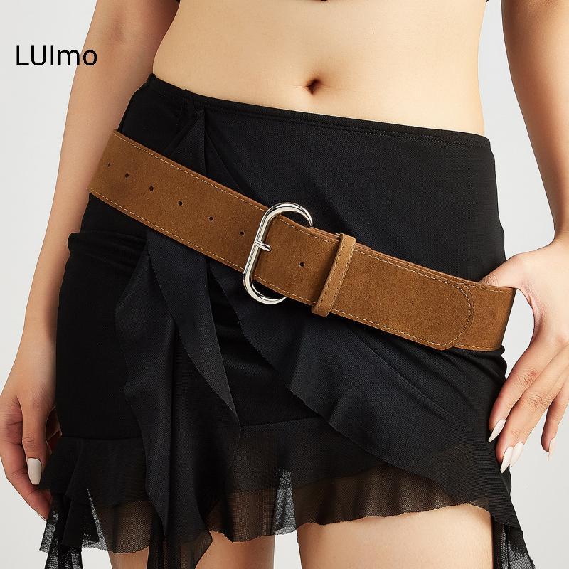 LUImo Maill da lộn với thắt lưng rộng thời trang, phù hợp phong cách vintage Y2K