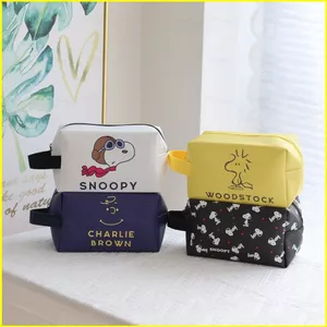 ST2 Snoopy Hoạt Hình Túi Xách Dễ Thương Túi Vệ Sinh Chống Thấm Nước Cho Bé Gái Mỹ Phẩm Túi Bảo Quản Hộp Đựng Bút Chì Dung Tích Lớn TS2
